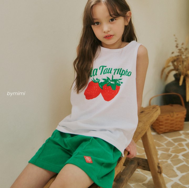 Bymimi - Korean Children Fashion - #designkidswear - Label Terry Pants - 3
