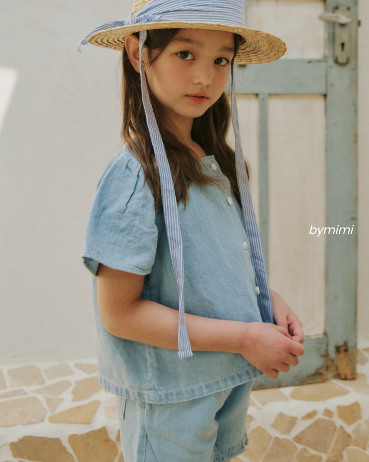 Bymimi - Korean Children Fashion - #designkidswear - Latte Linen Blouse - 12