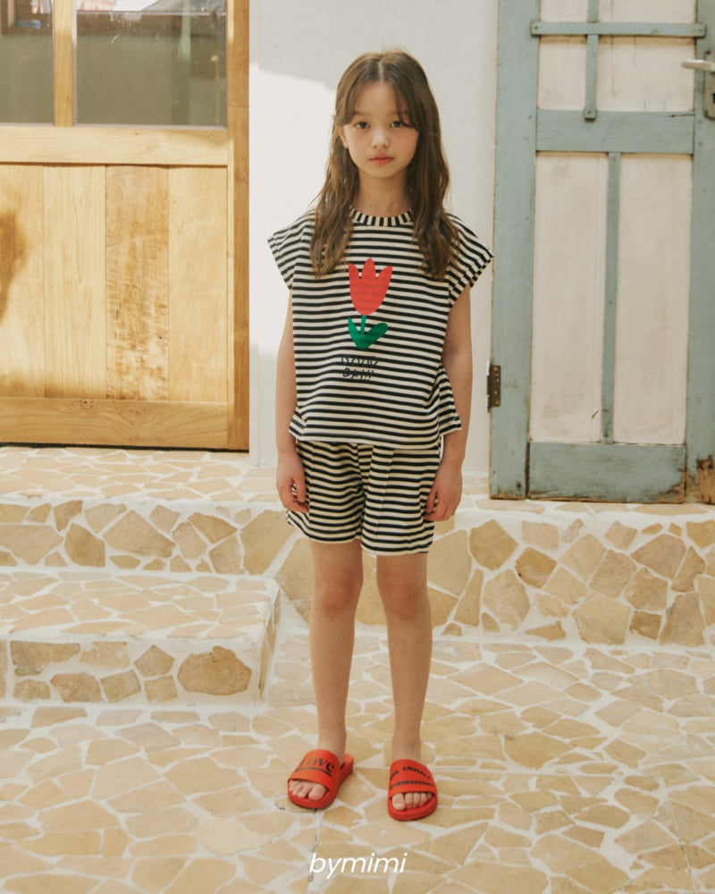 Bymimi - Korean Children Fashion - #designkidswear - Bebe Tulip Tee - 11