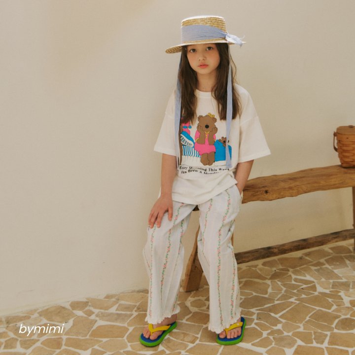 Bymimi - Korean Children Fashion - #discoveringself - Bed Bear Tee - 3