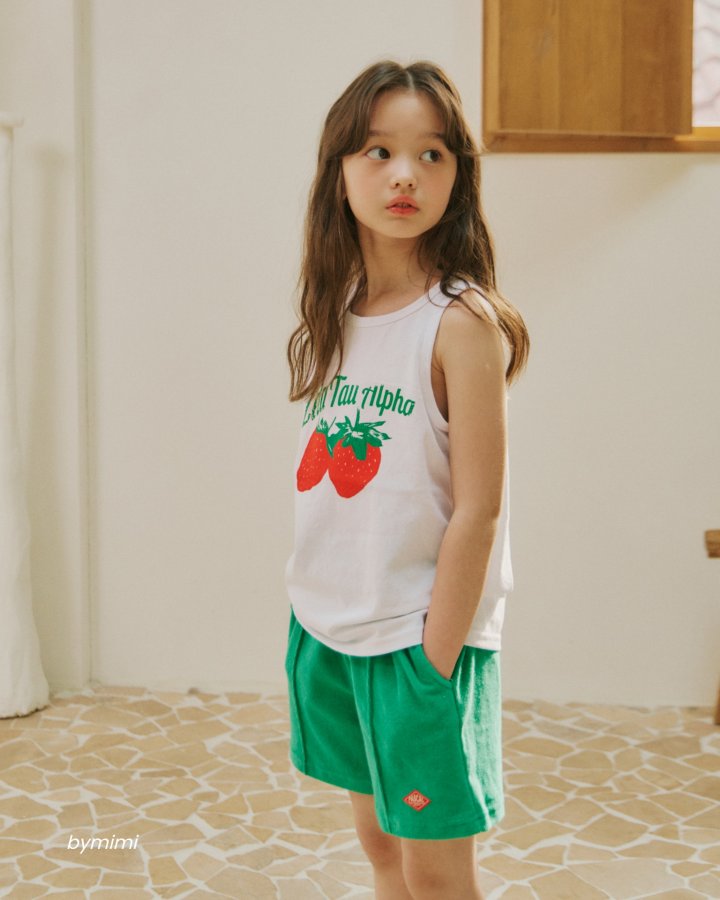 Bymimi - Korean Children Fashion - #fashionkids - Label Terry Pants - 5