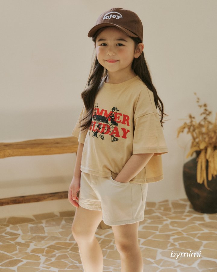 Bymimi - Korean Children Fashion - #kidsshorts - Holly Tee - 8