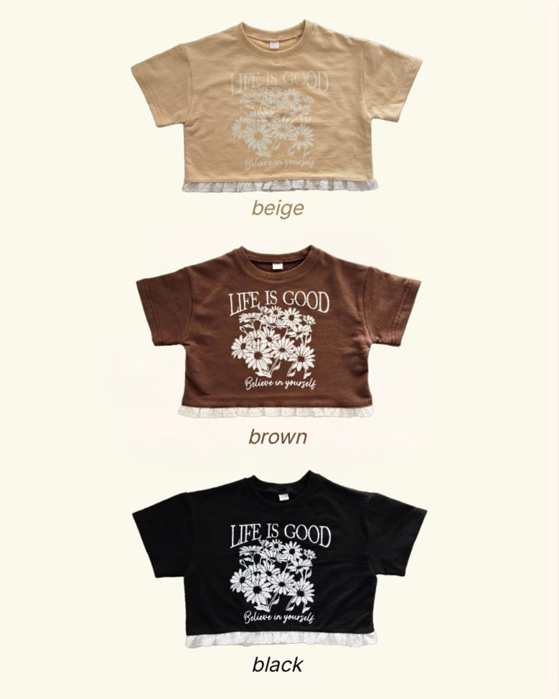 Bymimi - Korean Children Fashion - #kidsshorts - Romantic Tee