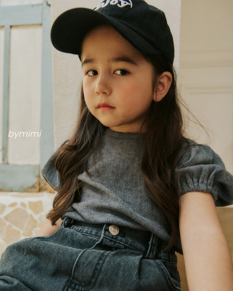 Bymimi - Korean Children Fashion - #littlefashionista - Picot Puff Tee - 11