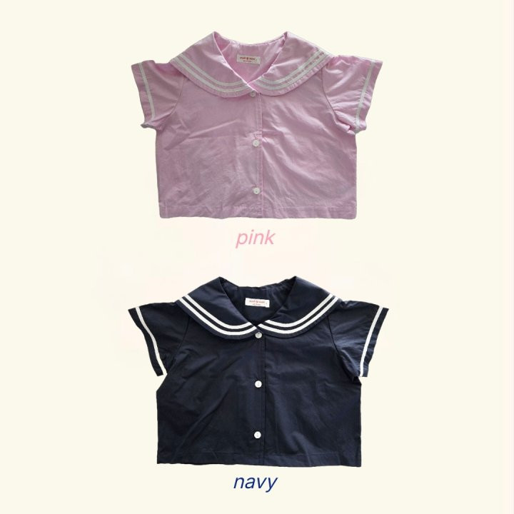 Bymimi - Korean Children Fashion - #littlefashionista - Collar Blouse