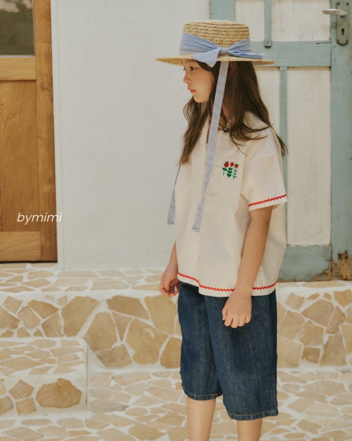 Bymimi - Korean Children Fashion - #magicofchildhood - Merci Shirt White - 5