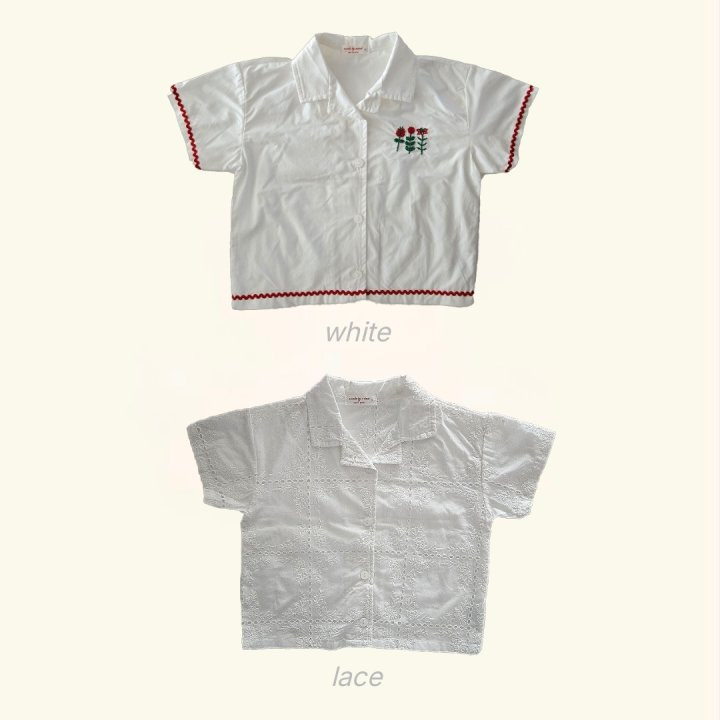 Bymimi - Korean Children Fashion - #minifashionista - Merci Shirt Lace