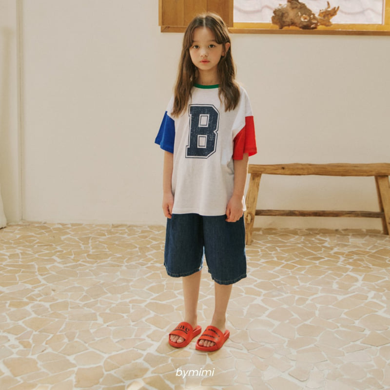 Bymimi - Korean Children Fashion - #minifashionista - B Print Tee - 3