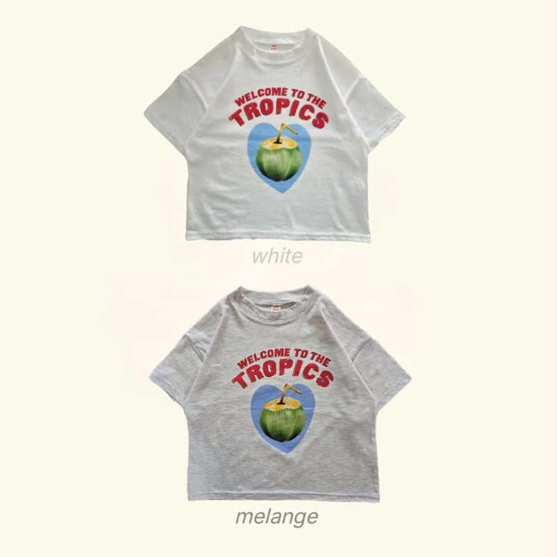 Bymimi - Korean Children Fashion - #minifashionista - Tropical Tee