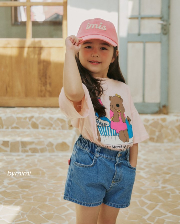 Bymimi - Korean Children Fashion - #minifashionista - Bed Bear Tee - 11