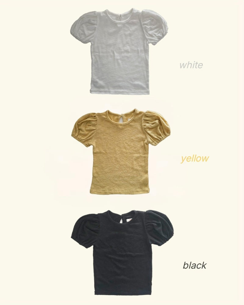 Bymimi - Korean Children Fashion - #prettylittlegirls - Shea Puff Tee