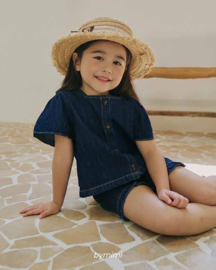 Bymimi - Korean Children Fashion - #prettylittlegirls - Latte Linen Blouse - 6