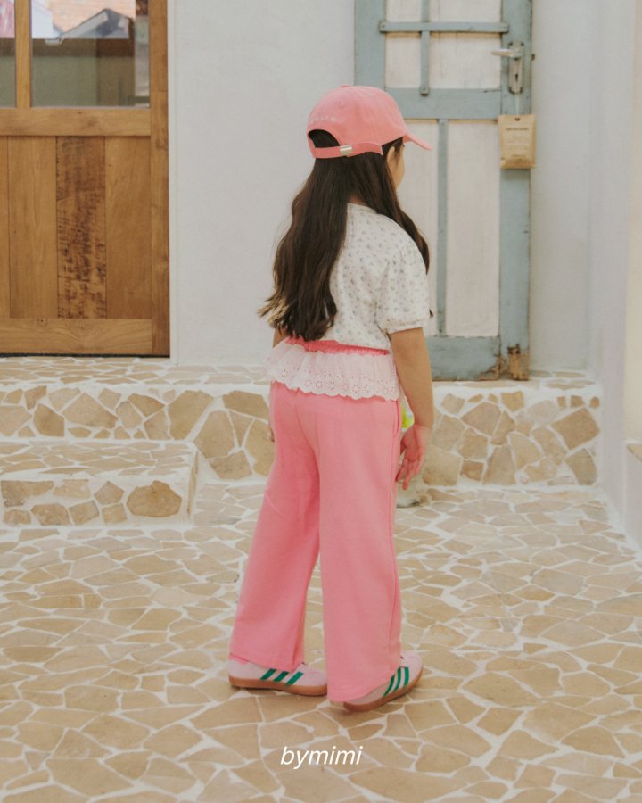 Bymimi - Korean Children Fashion - #minifashionista - Cream Pants - 4