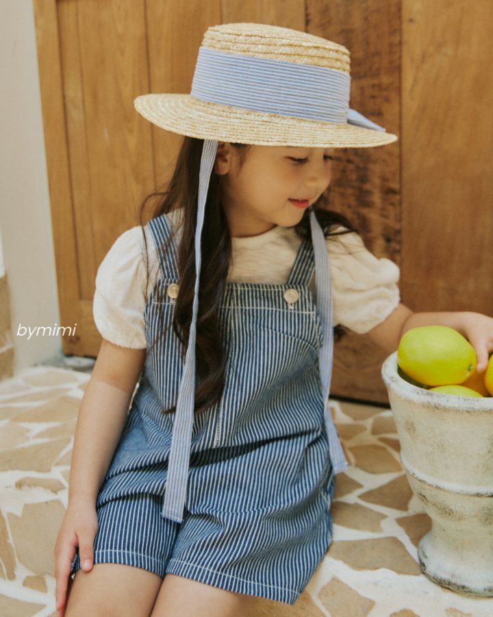 Bymimi - Korean Children Fashion - #stylishchildhood - String Straw Hat - 10