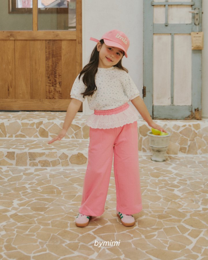 Bymimi - Korean Children Fashion - #todddlerfashion - Cream Pants - 5