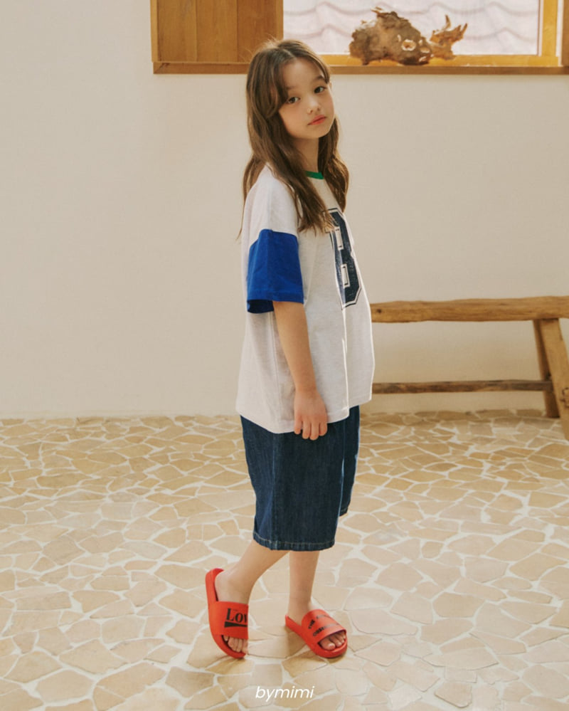 Bymimi - Korean Children Fashion - #toddlerclothing - B Print Tee - 6