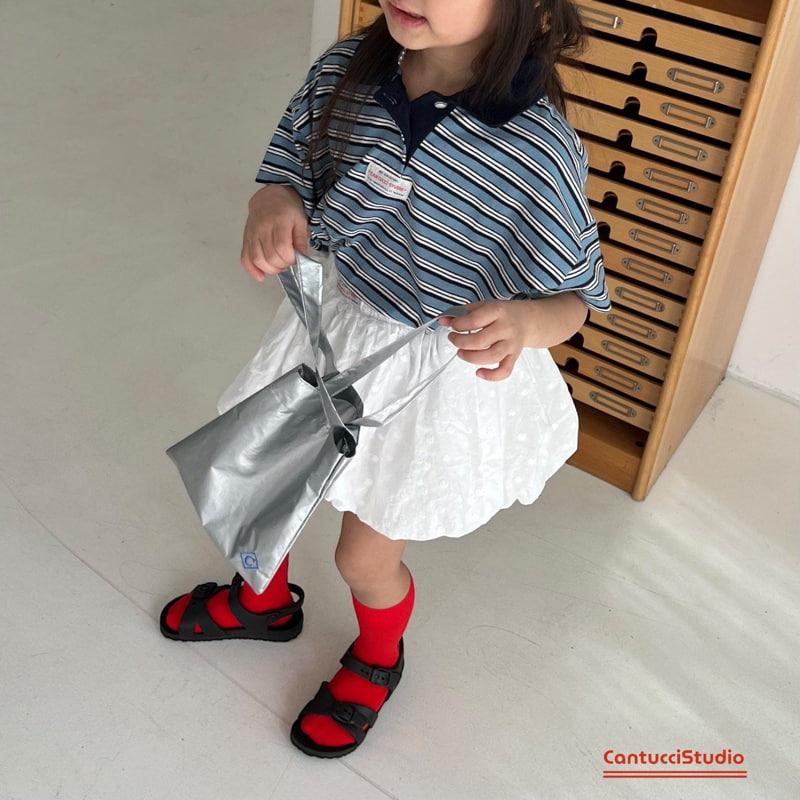 Cantucci Studio - Korean Children Fashion - #kidsshorts - Bolt Collar Tee - 3