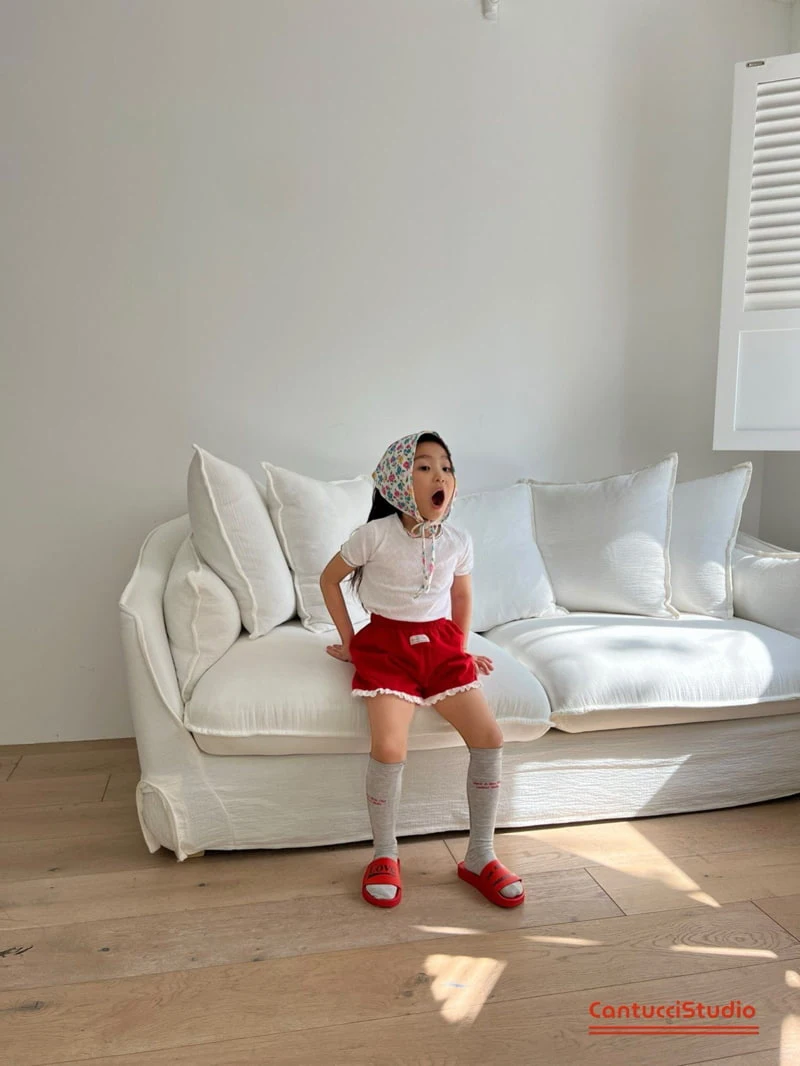 Cantucci Studio - Korean Children Fashion - #kidsshorts - Coco Lace Pants - 3