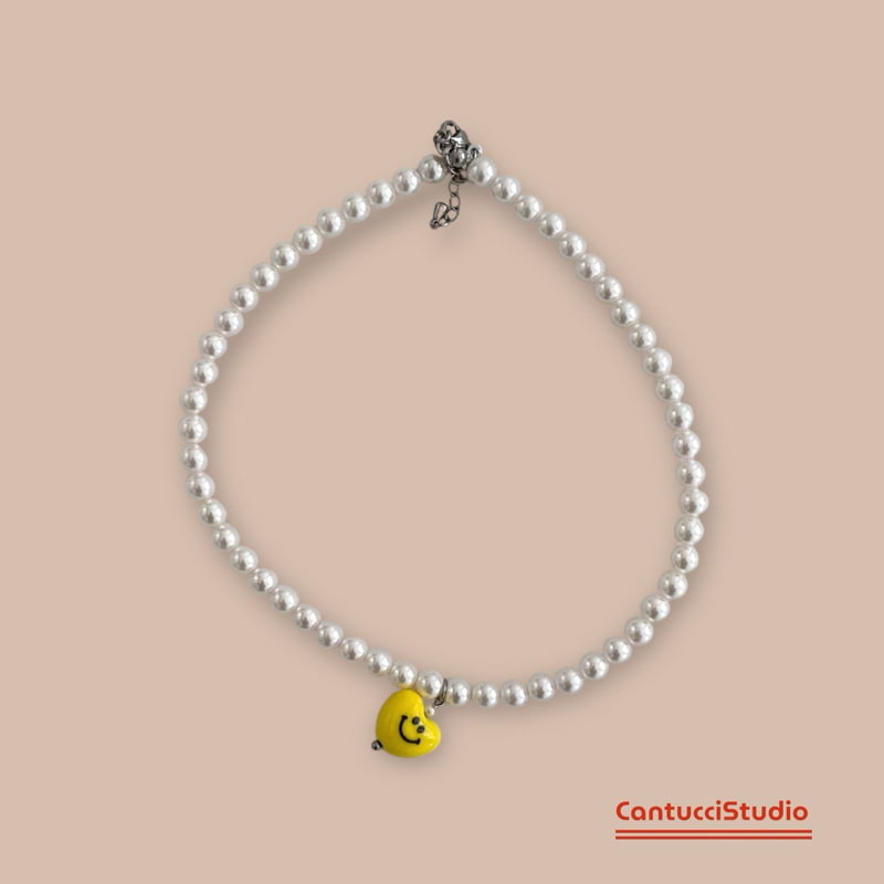 Cantucci Studio - Korean Children Fashion - #kidsstore - Smile Pearl Necklace