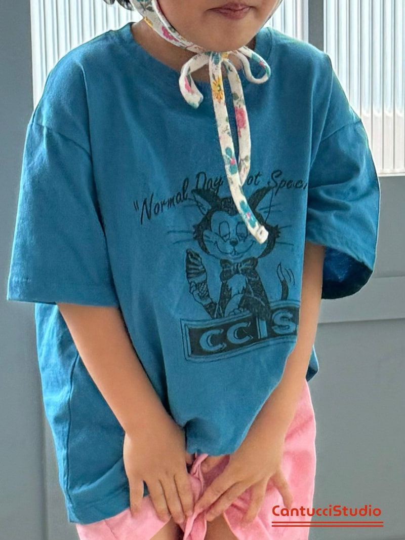 Cantucci Studio - Korean Children Fashion - #kidsstore - Cat Tee - 7