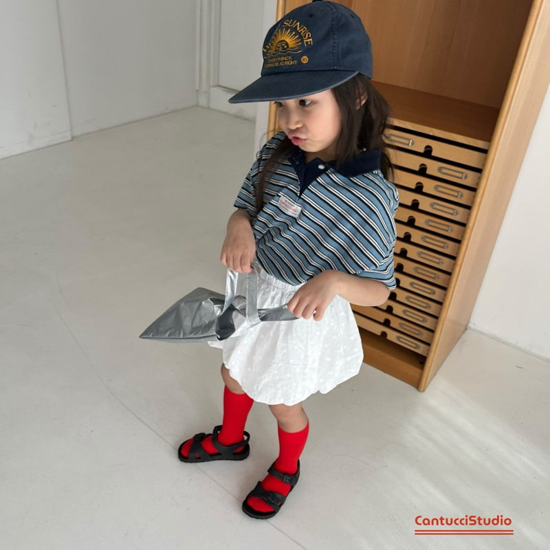 Cantucci Studio - Korean Children Fashion - #kidsshorts - Bolt Collar Tee - 4