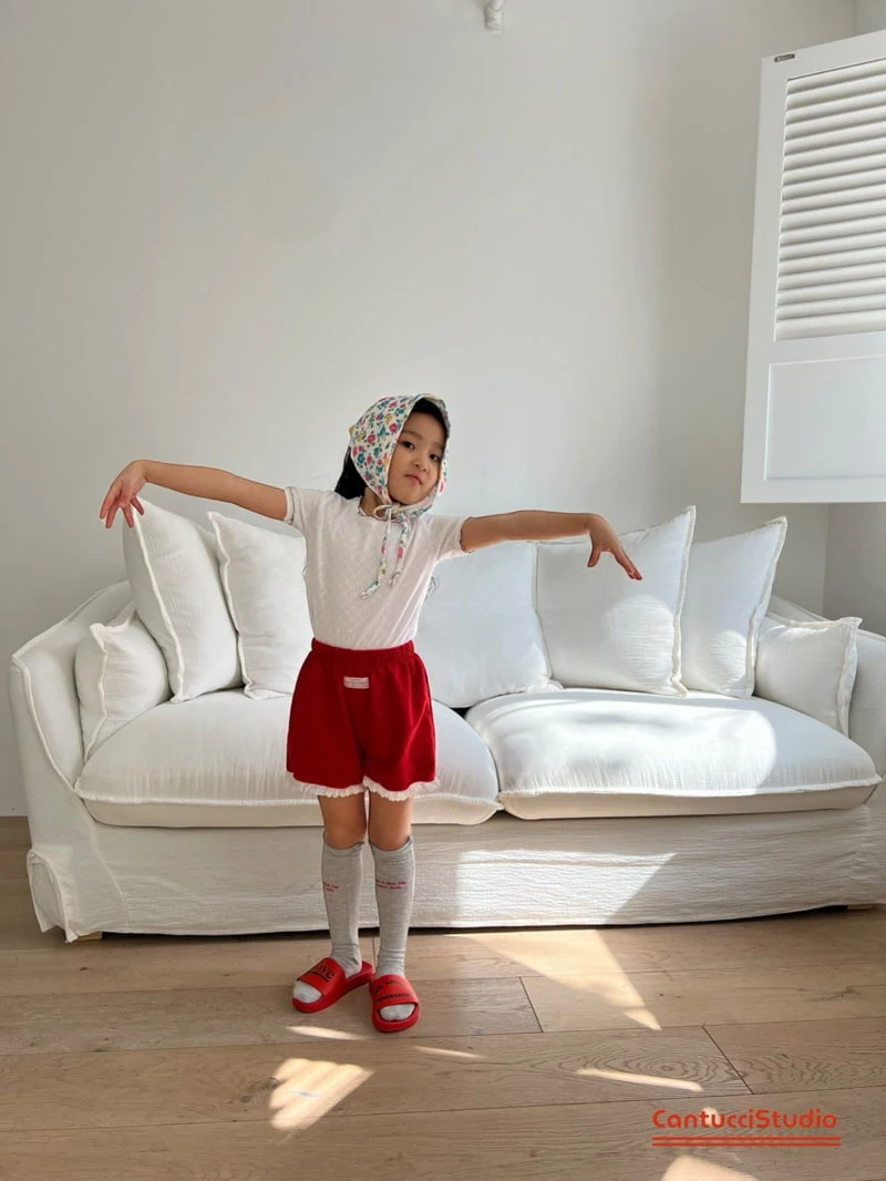 Cantucci Studio - Korean Children Fashion - #kidsshorts - Coco Lace Pants - 4