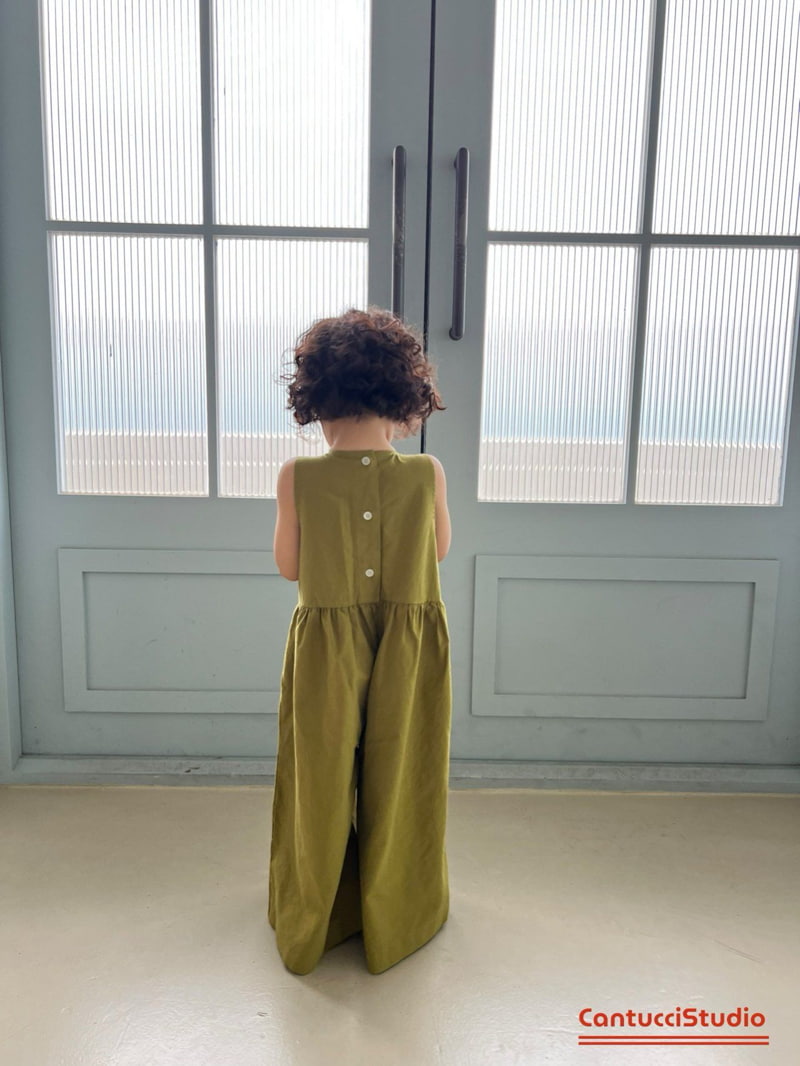 Cantucci Studio - Korean Children Fashion - #littlefashionista - Olive Jumpsuit - 11