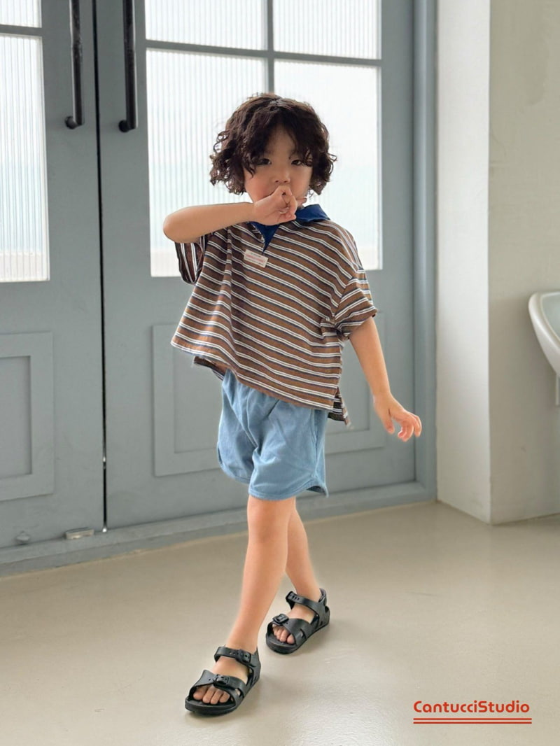 Cantucci Studio - Korean Children Fashion - #minifashionista - Bolt Collar Tee - 9
