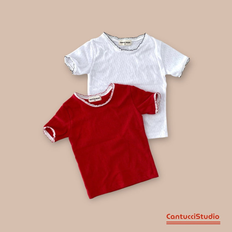 Cantucci Studio - Korean Children Fashion - #prettylittlegirls - Rosy Lace Tee