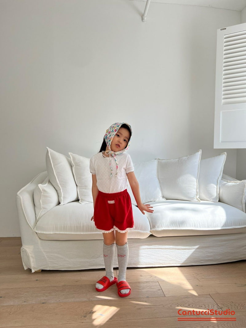 Cantucci Studio - Korean Children Fashion - #toddlerclothing - Rosy Lace Tee - 4