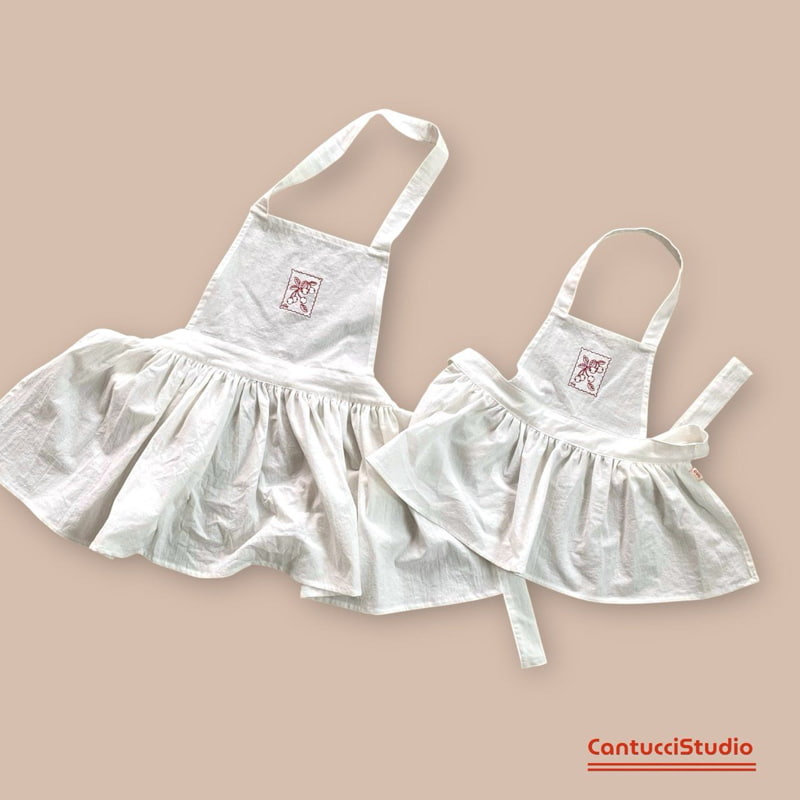 Cantucci Studio - Korean Women Fashion - #momslook - Cherry Apron (with Mom) - 12