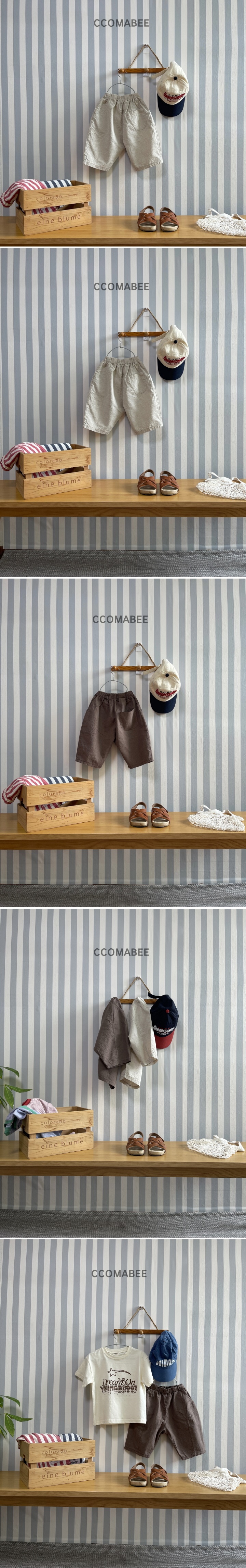 Ccomabee - Korean Children Fashion - #childofig - Linen Panel Pants