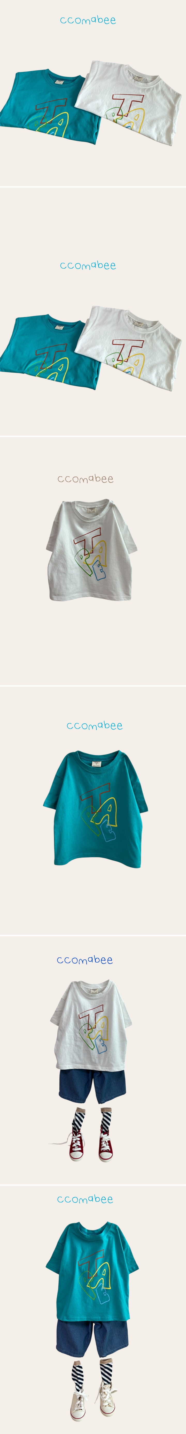 Ccomabee - Korean Children Fashion - #kidzfashiontrend - Tape Tee