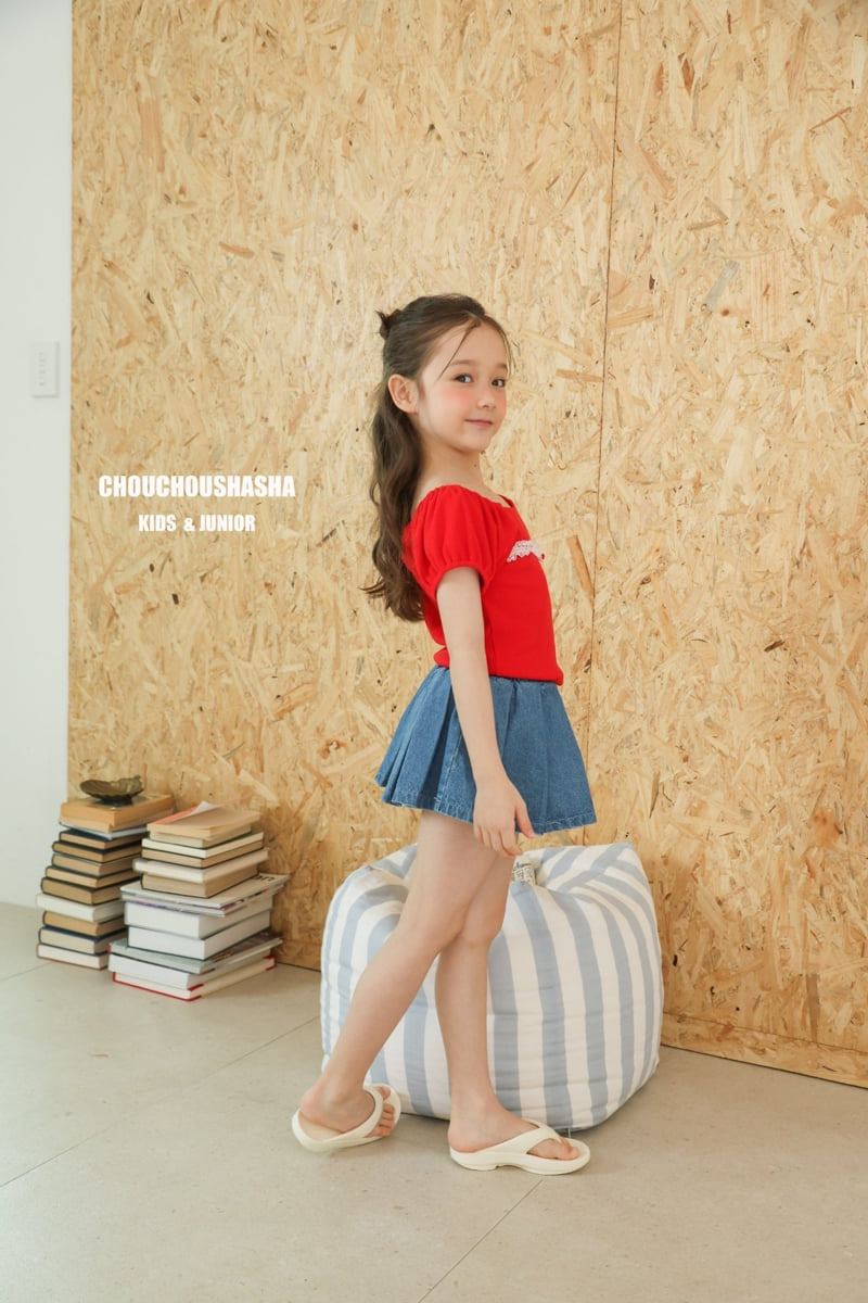 Chouchou Shasha - Korean Children Fashion - #childrensboutique - Mumu Lace Tee - 9