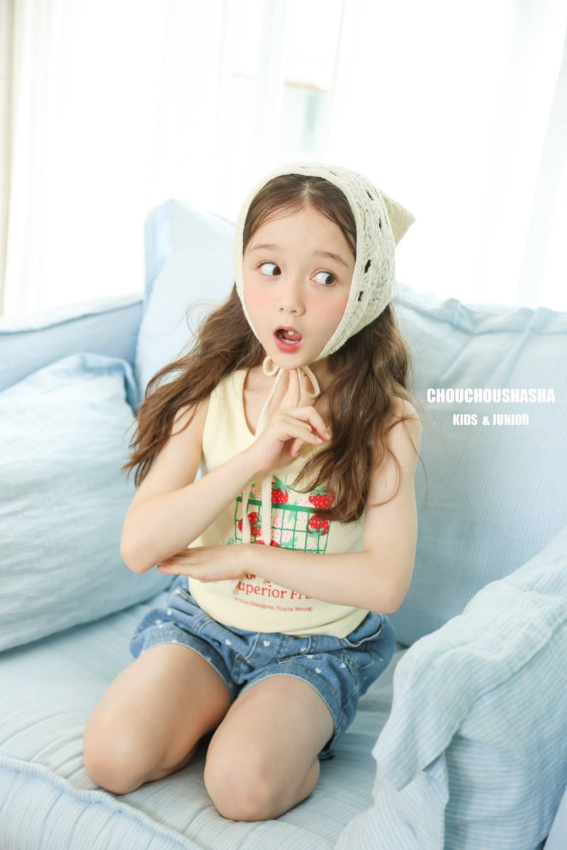 Chouchou Shasha - Korean Children Fashion - #discoveringself - Berry Sleeveless Tee - 9