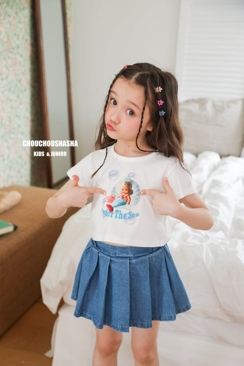 Chouchou Shasha - Korean Children Fashion - #kidsshorts - Under The Sea Tee - 11