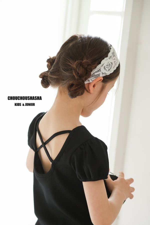 Chouchou Shasha - Korean Children Fashion - #kidsshorts - Lace Hair Band - 10