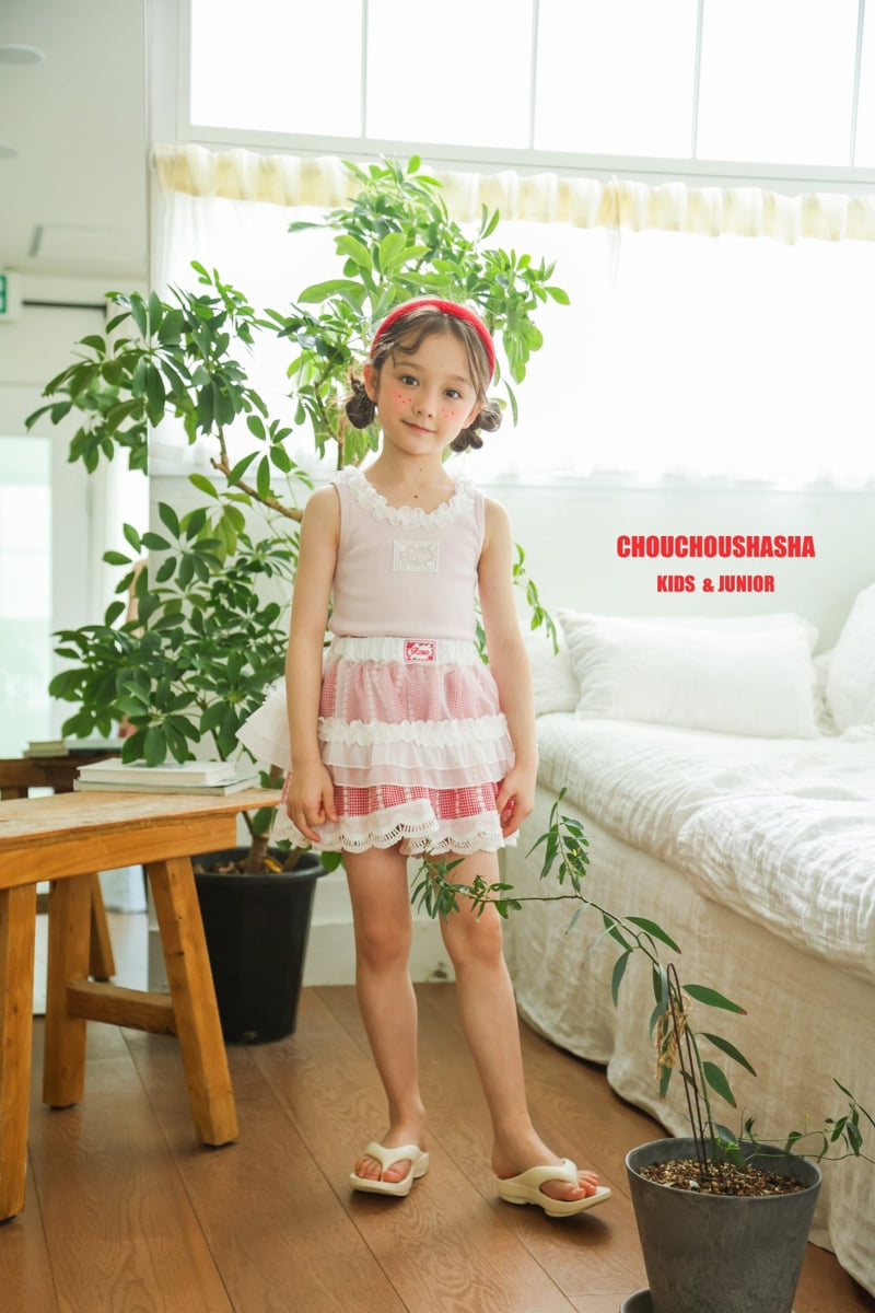 Chouchou Shasha - Korean Children Fashion - #kidzfashiontrend - Rose Layered Skirt - 5