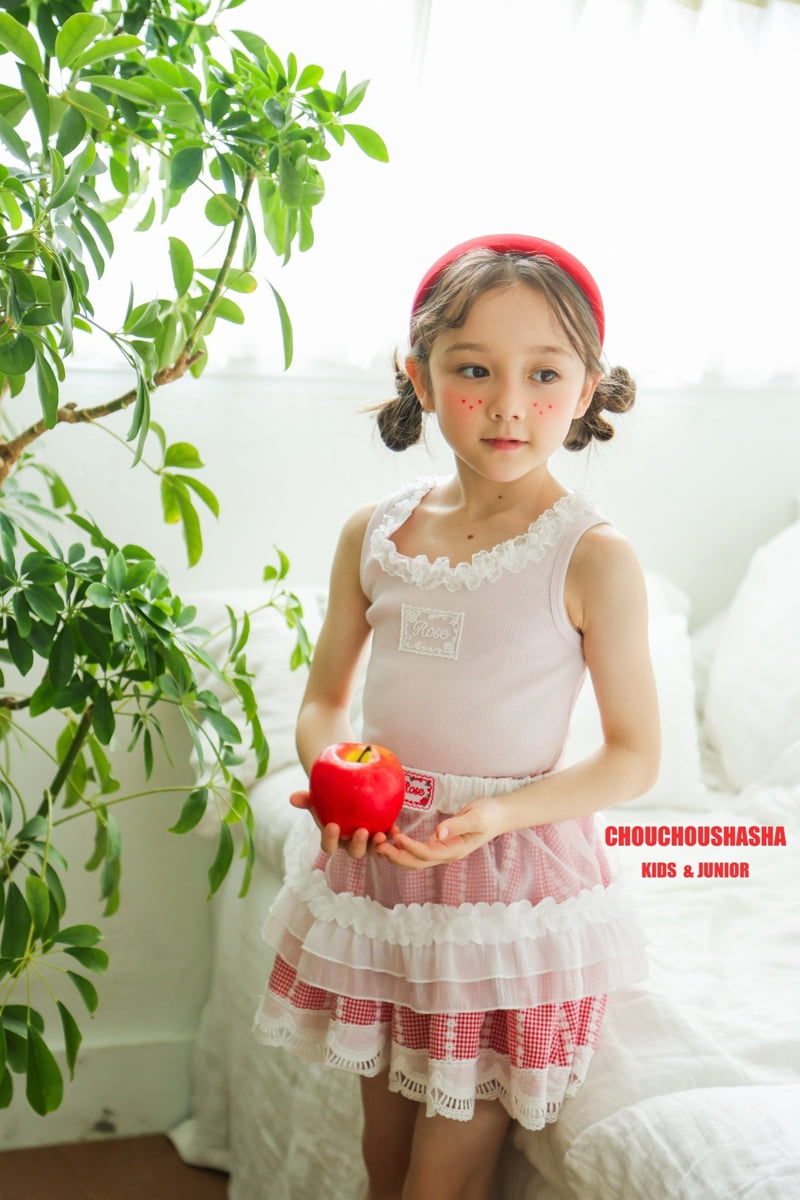 Chouchou Shasha - Korean Children Fashion - #littlefashionista - Rose Layered Skirt - 7