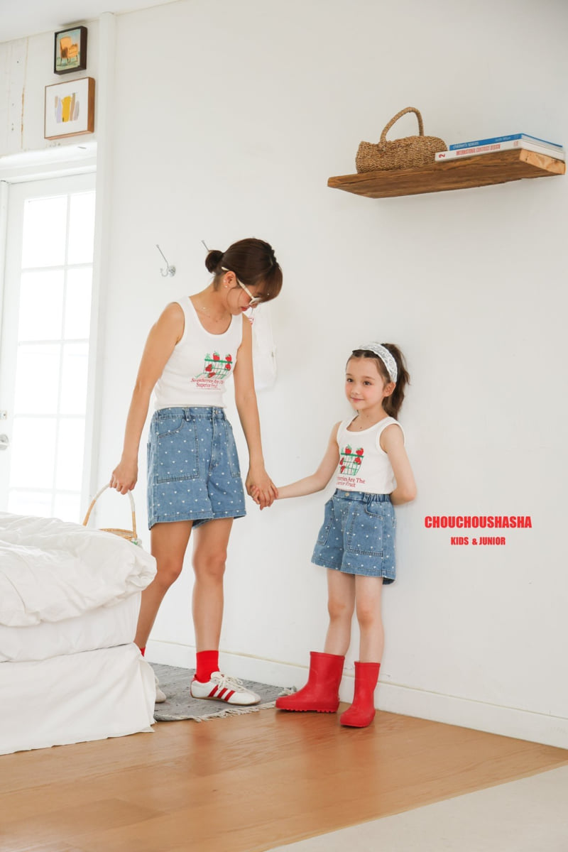 Chouchou Shasha - Korean Women Fashion - #womensfashion - Adult Berry Sleeveless Tee - 9