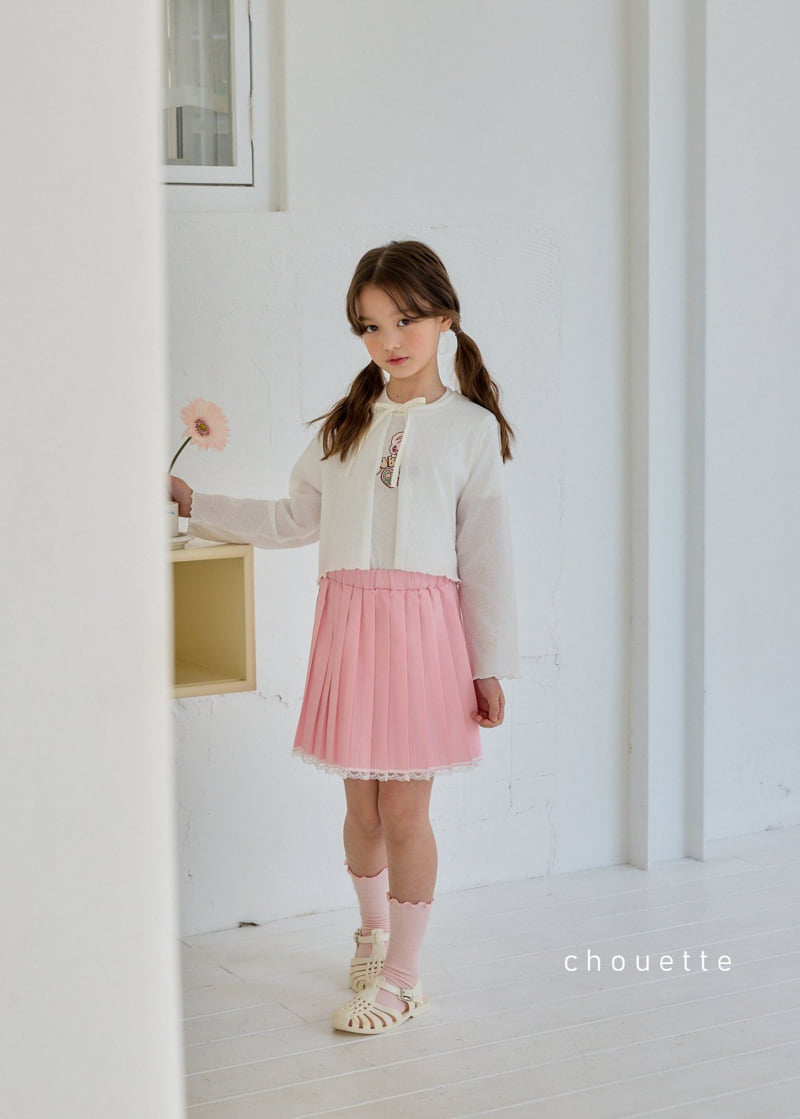 Chouette - Korean Children Fashion - #Kfashion4kids - Lace Pleated Skirt - 11