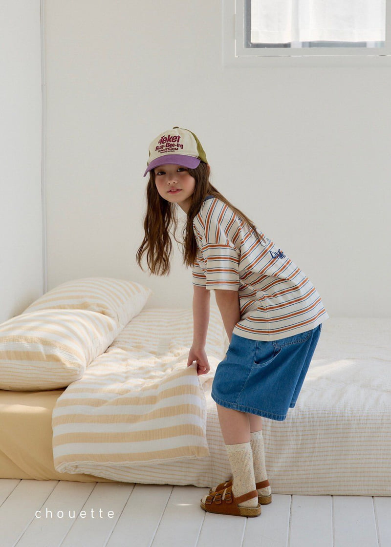 Chouette - Korean Children Fashion - #childofig - Camp Bear Stripe Tee - 7