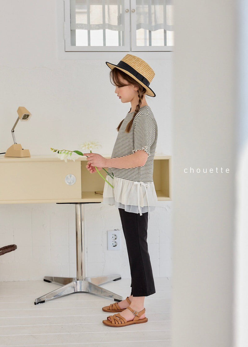 Chouette - Korean Children Fashion - #childofig - Slit Bootcut Leggings - 5