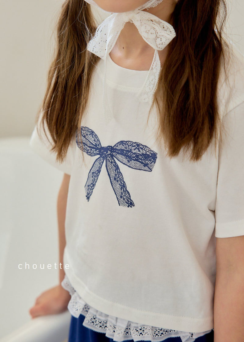 Chouette - Korean Children Fashion - #childofig - Ribbon Span Tee - 12