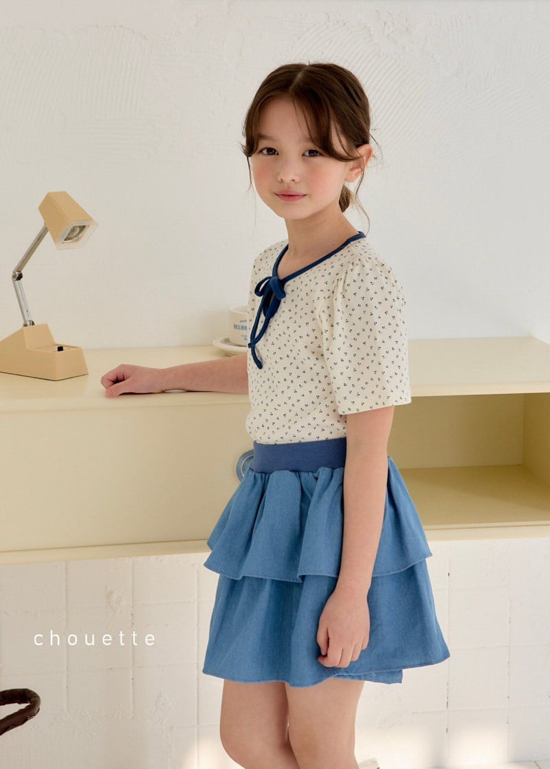Chouette - Korean Children Fashion - #childofig - Denim Cancan Culotte - 11