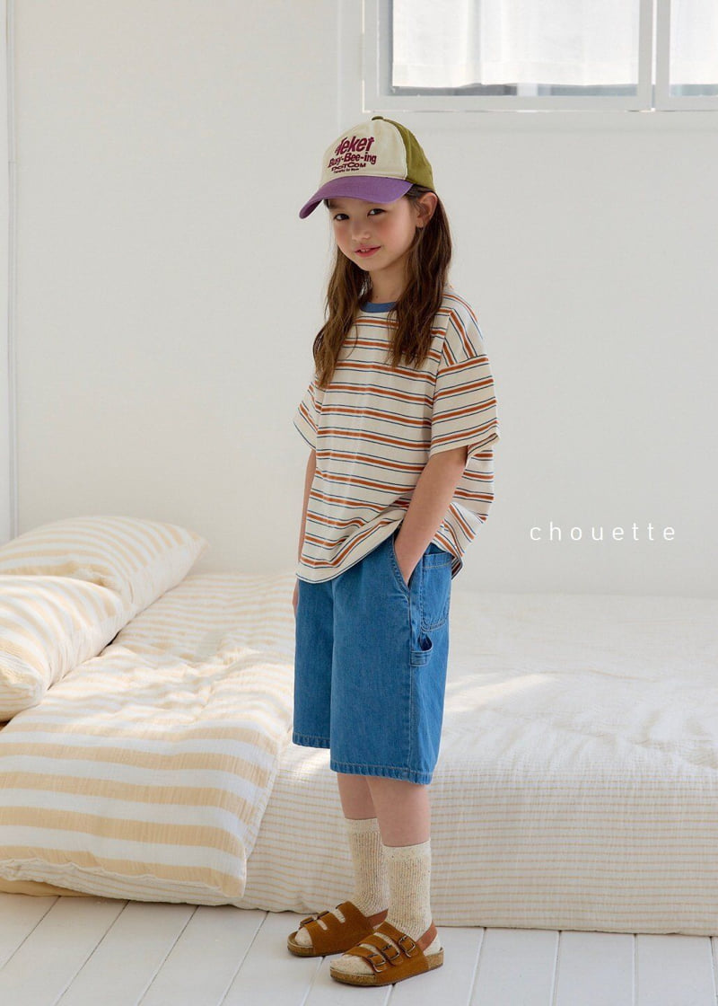 Chouette - Korean Children Fashion - #childrensboutique - Camp Bear Stripe Tee - 8