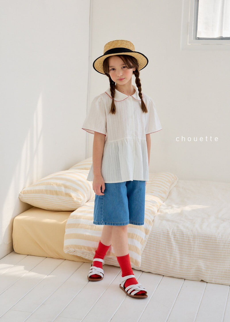 Chouette - Korean Children Fashion - #childrensboutique - Berry Lace Blouse - 2