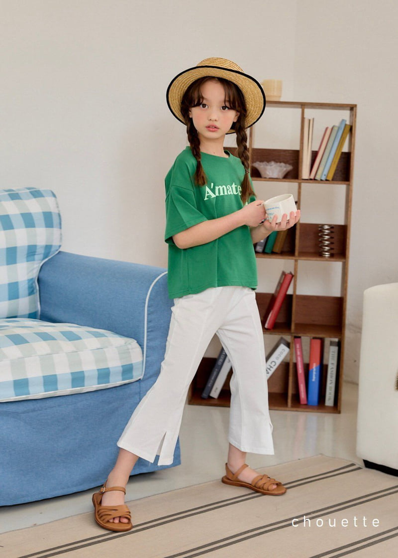 Chouette - Korean Children Fashion - #designkidswear - Slit Bootcut Leggings - 7