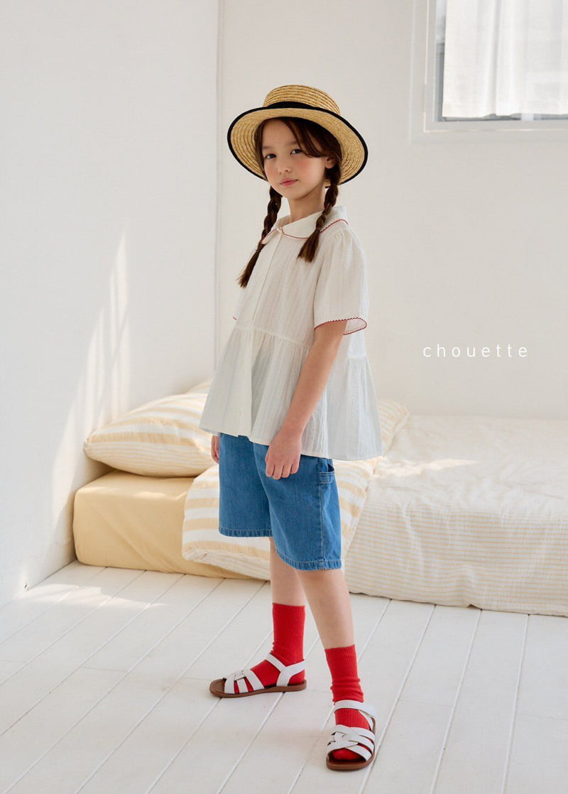 Chouette - Korean Children Fashion - #designkidswear - Berry Lace Blouse - 3