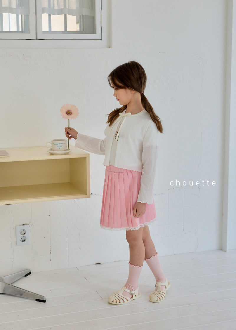 Chouette - Korean Children Fashion - #discoveringself - Wrinkle Ribbon Cardigan - 7